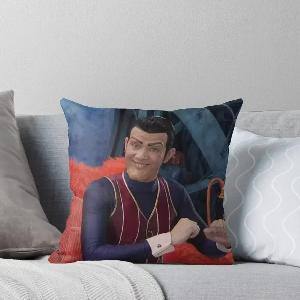 robbie rotten face Throw Pillow Cusions Cover luxury decor pillow