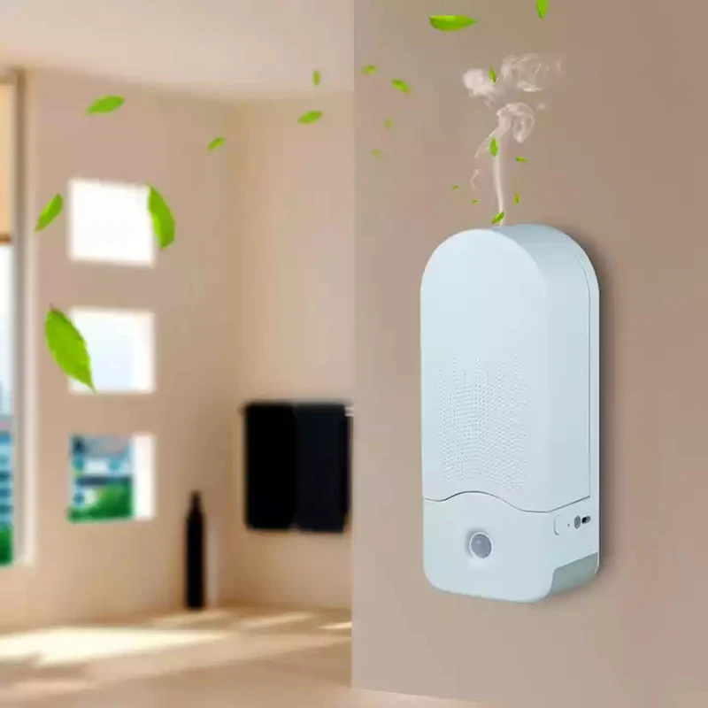 

Smart Induction Aromatherapy Essential Oil Wall-Mounted Hotel Home Air Freshener Atomizer Fragrance Delivery Machine