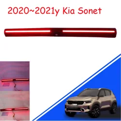 1pcs car bumper tail light for KIA Sonet taillight Brake LED 2020~2021y car accessories Taillamp for KIA Sonet rear light fog