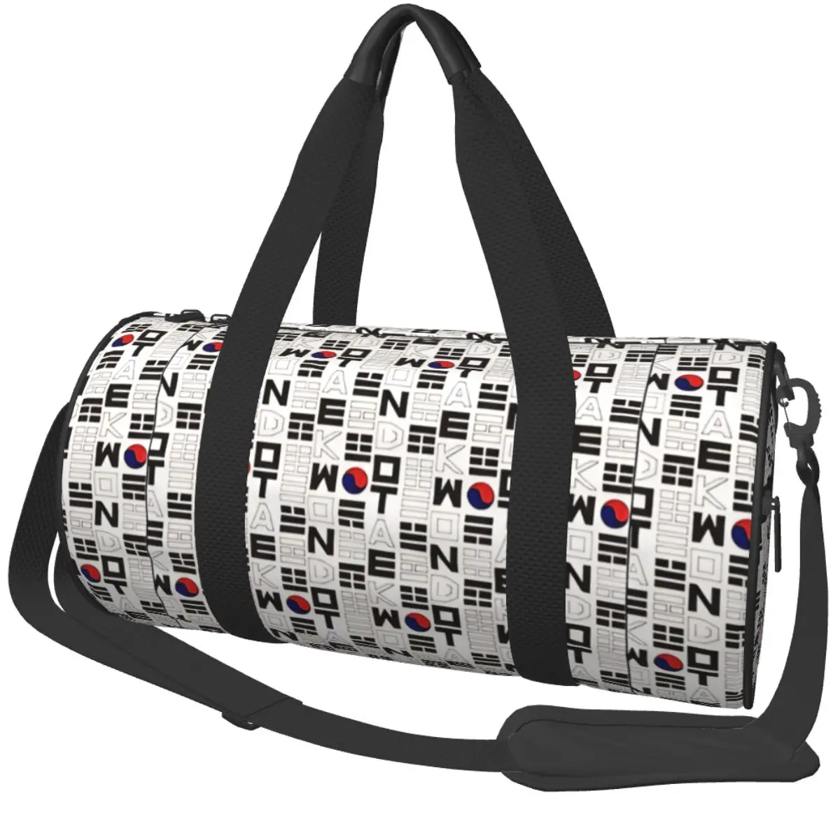 TaeKwonDo Checkers Sport Bags Large Gym Bag Waterproof Men's Pattern Handbag Luggage Colorful Fitness Bag