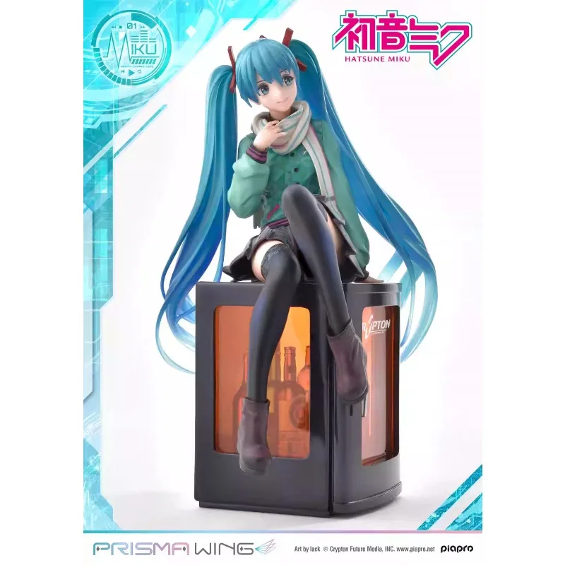 In Stock 100% Original Genuine Prime 1 Studio  P1S  PWPCL-01 Hatsune Miku PRISMA WING 1/7 Authentic Model Character Action Toy