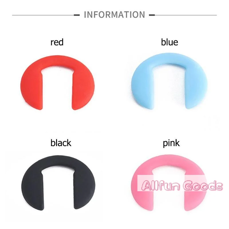 [TG835]5 Pcs Colorful U Shaped Silicone Conjoined Children's Eyeglass Soft Nose Pads For Glasses Anti-Slip Insert Nose Pad