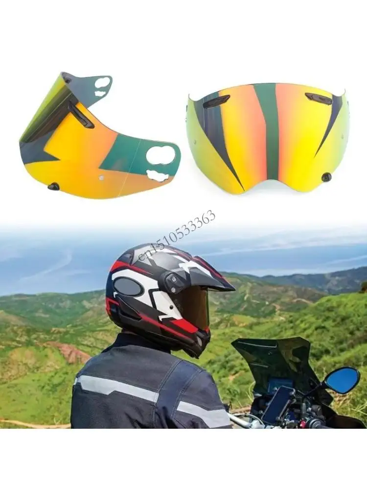 

Day Windproof Motorcycle Helmets Visors High Visibility Lens for Cross3 TX3 XD4 Easy Installation Adjustable 090E