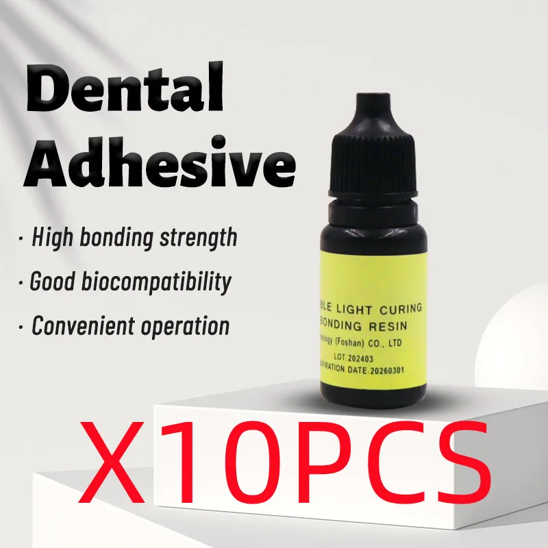 

10PCS Dental Innovations Applications Tooth Curing Light 5ML Bonding Agent Techniques Clinical Dental Material Strong Adhesion