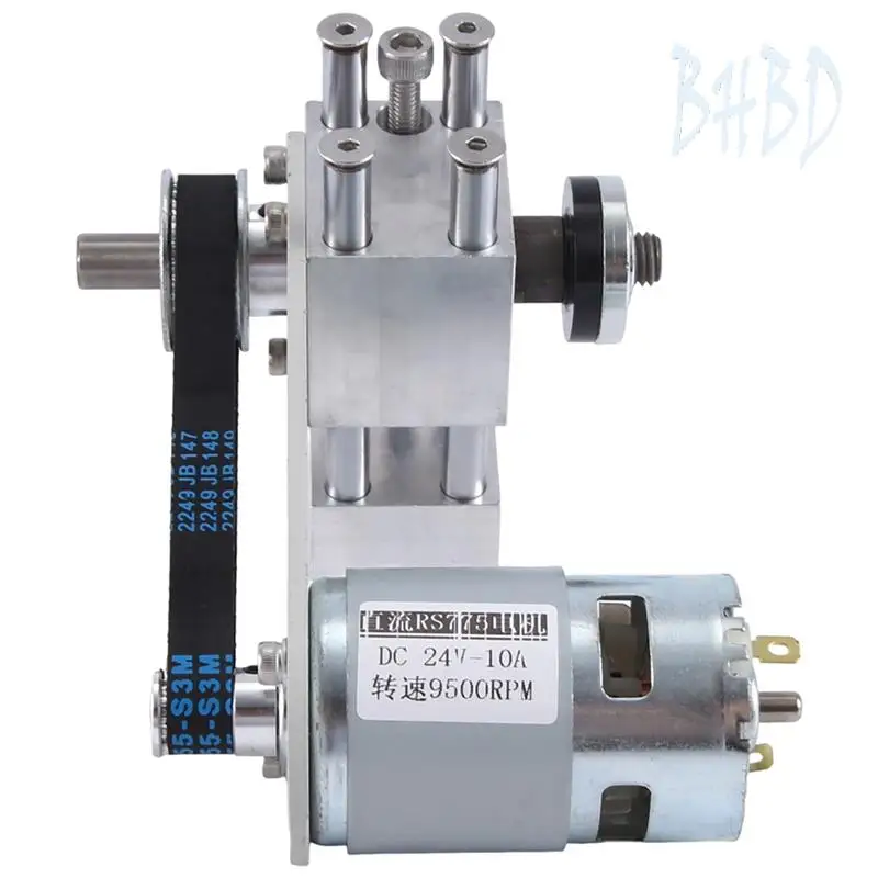 BHBD-Mini Aluminum Table Saw Lifting Spindle DIY Cutting Polishing Woodworking Accessories