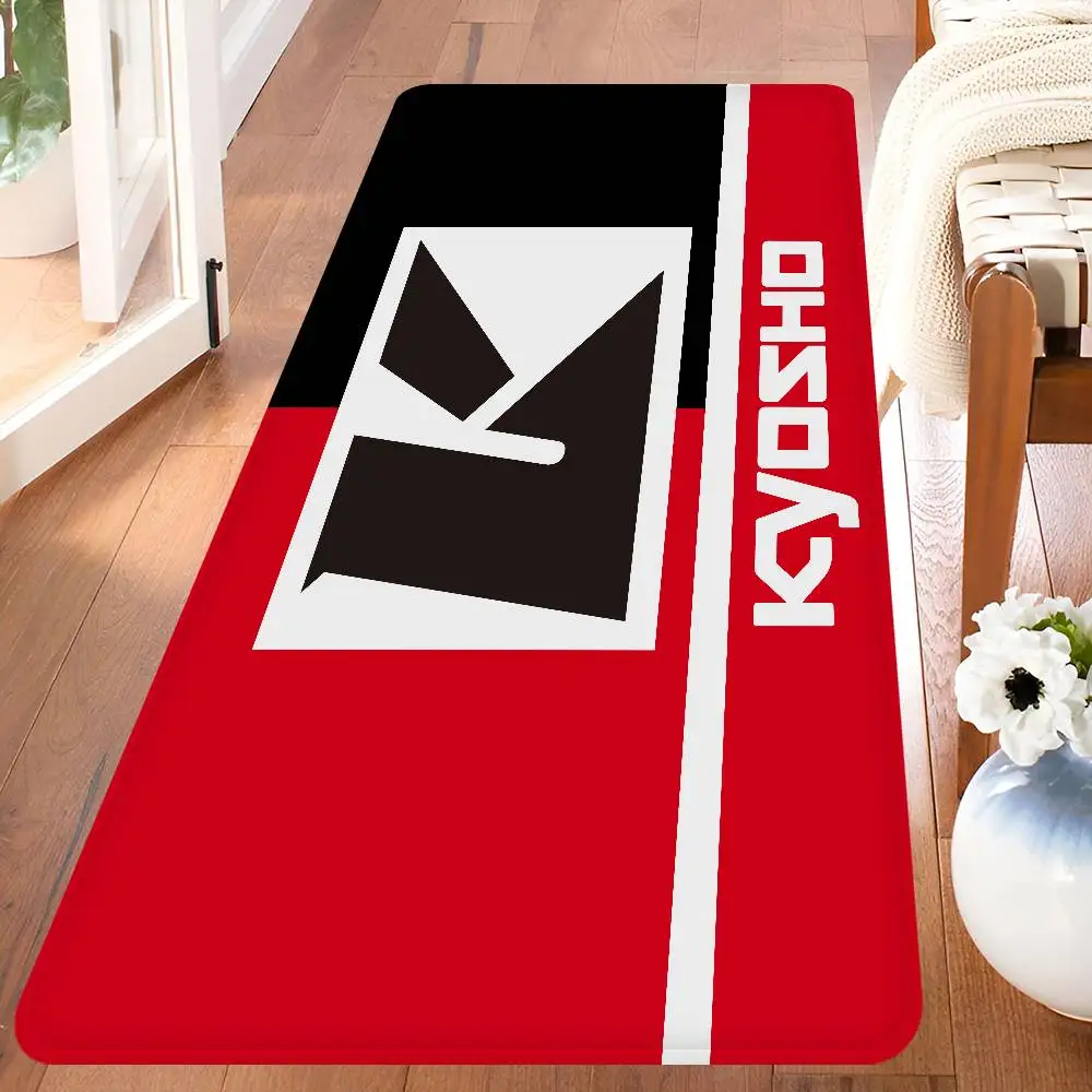 Kyosho Japan RC Logo Room Mats Anti-slip Absorb Water Long Strip Cushion Bedroon Mat Household Carpets
