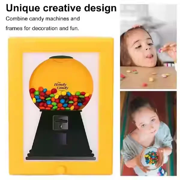 موزع سيروبي برطمان حبوب السكر ديكور المنزل إطار صور نمط عتيق معلق مفيد توزيع سريع عرض حلوى متين