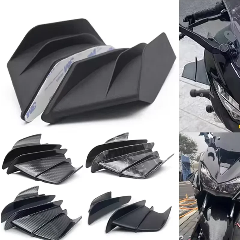 

For Yamaha YZF R1/R3/R6/R7 Tracer 7/9/7GT/GT Tenere 700/1200 TDM MT 03/07/09/10/25 Motorcycle Spoiler Wing Aerodynamic Winglet