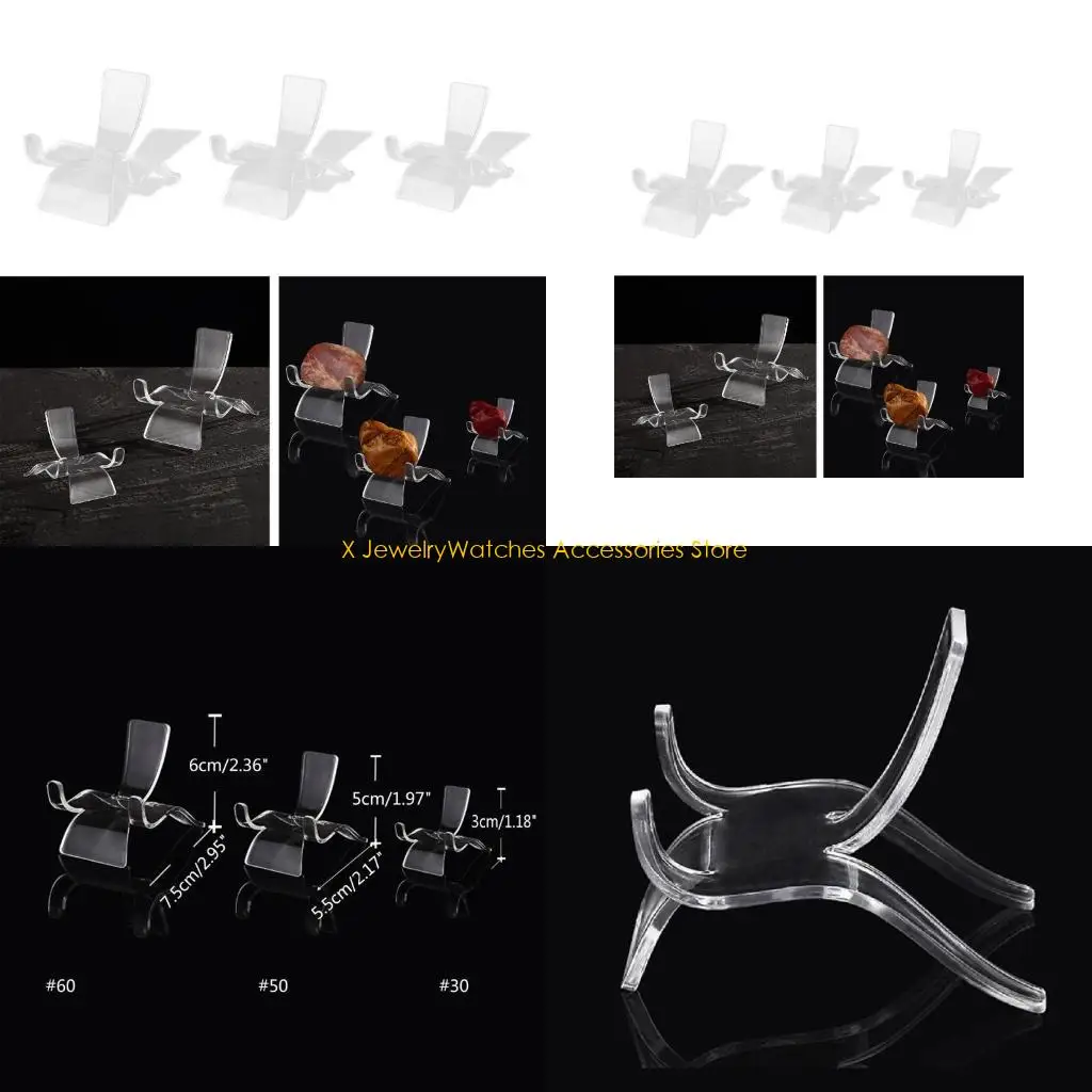 

31KD Chair Rock Display Stand Acrylic Display Rack for Mineral Rock Holder