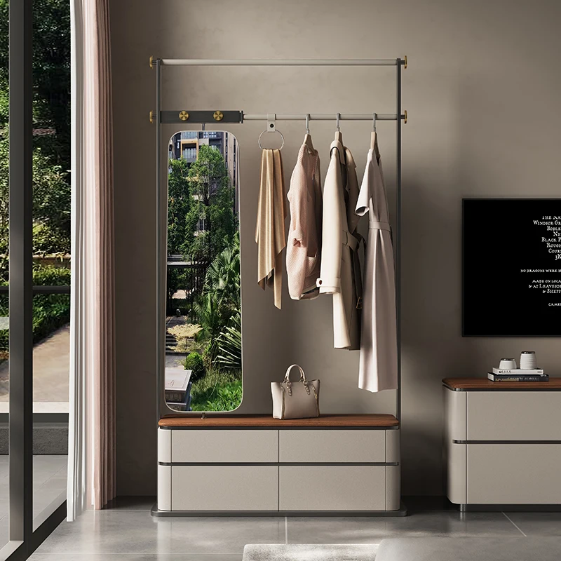 

Display Indoor Coat Racks Storage Standing Clothes Organizer Open Luxury Hotel Coat Racks Living Room Perchero Home Furniture