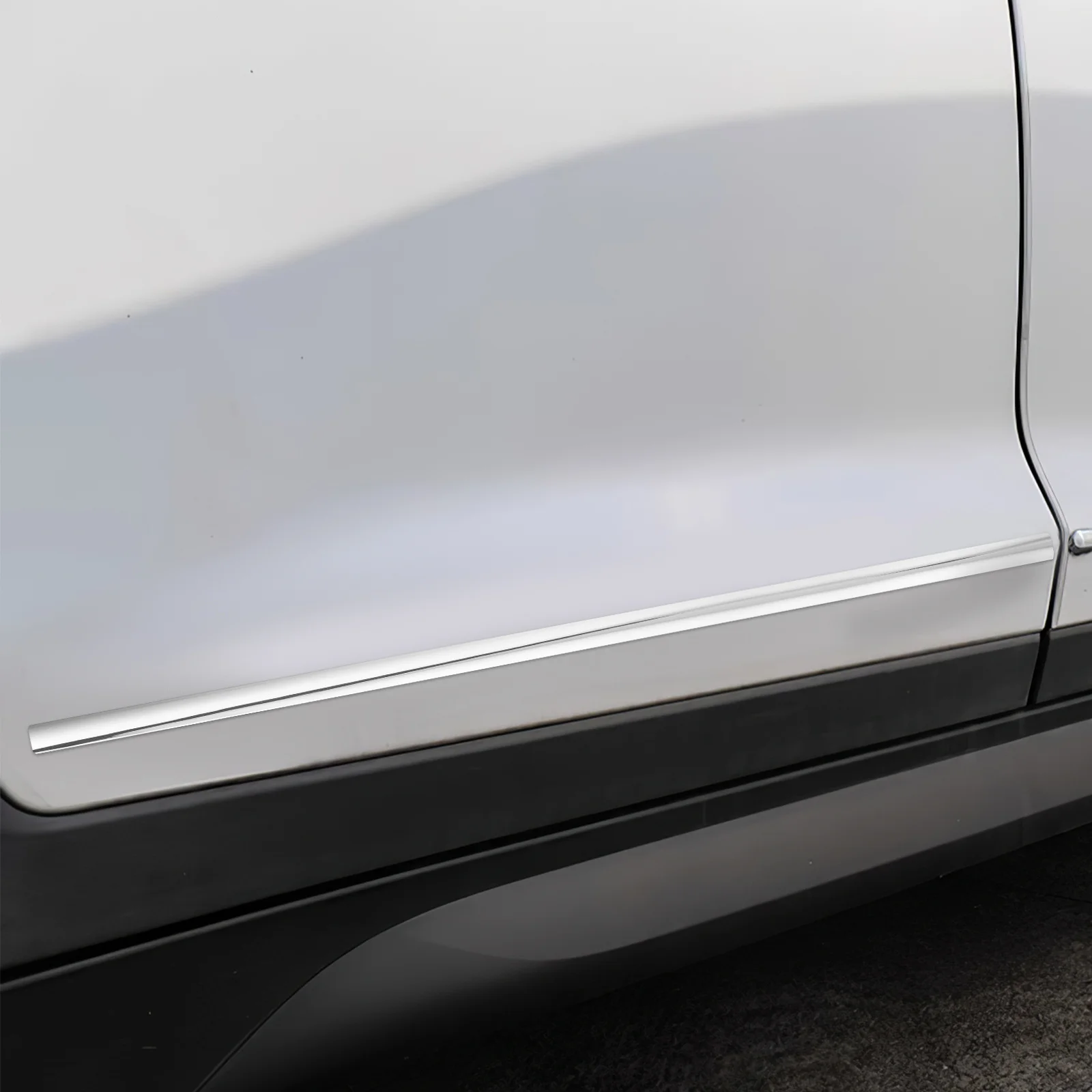 

2 Rolls Chrome Trim Strip For Car Body Scratch Protector Bumper Guard Door Edge Protection Auto Paint Protective Tape Exterior