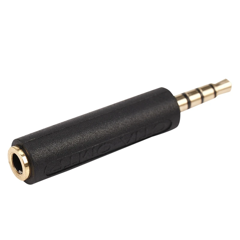 2X diskon besar adaptor Earphone karet kualitas tinggi konversi OMTP ke CTIA atau CTIA ke OMTP 3.5Mm