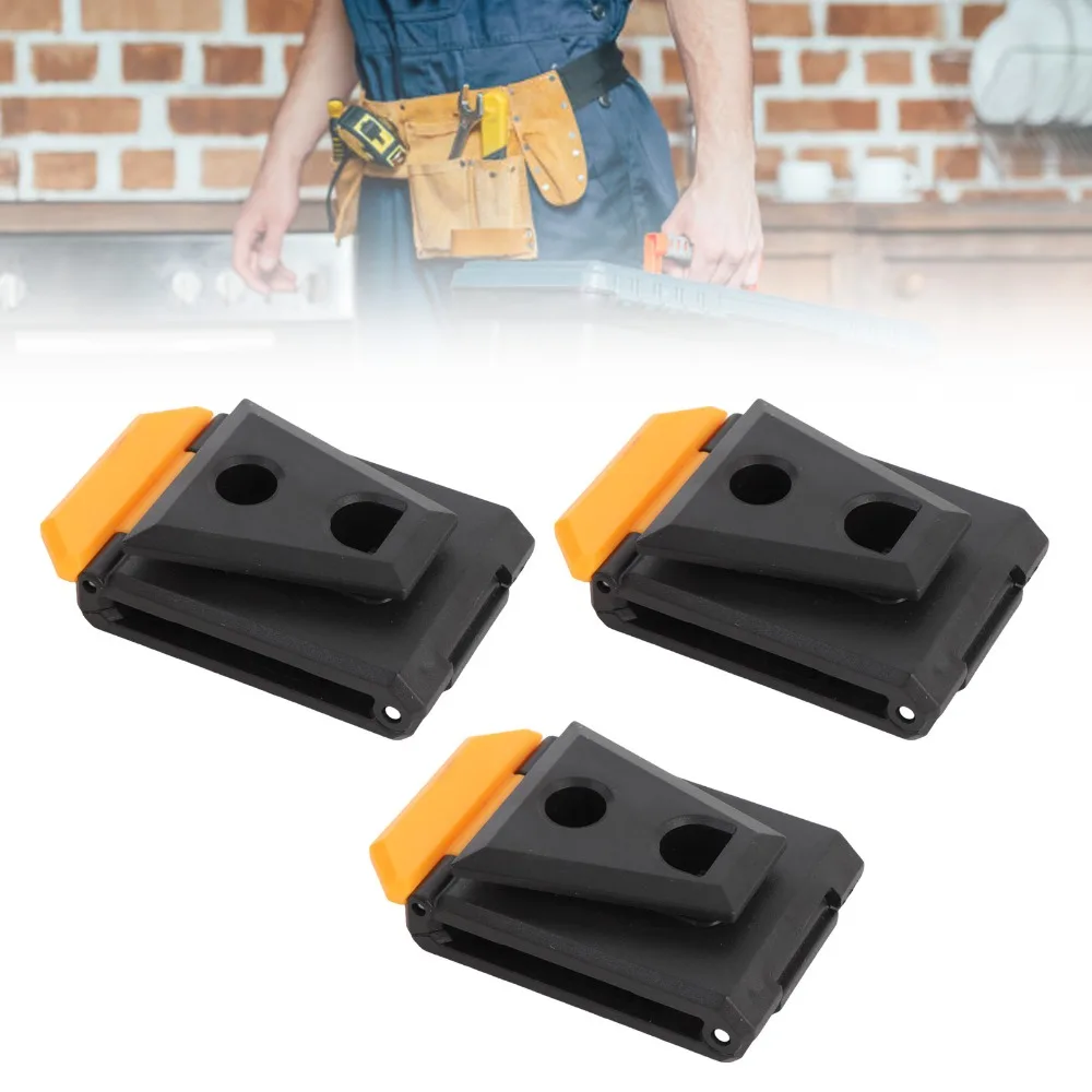 3Pcs Convenient Quick Release Belt Clip Quick Hang Sturdy Tool Fastener Universal Fixed Type Quick Buckle Tool Storage