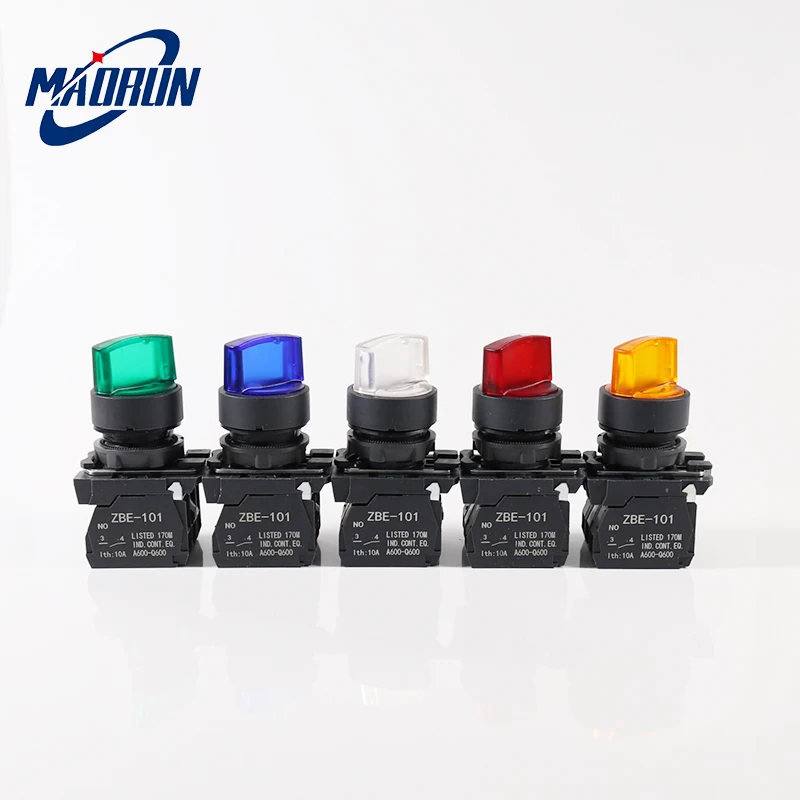 XB5-AK1253c XB5-AK1233c XB5AK1333c with LED light locking selection switch knob 2 gear position 3 gear position