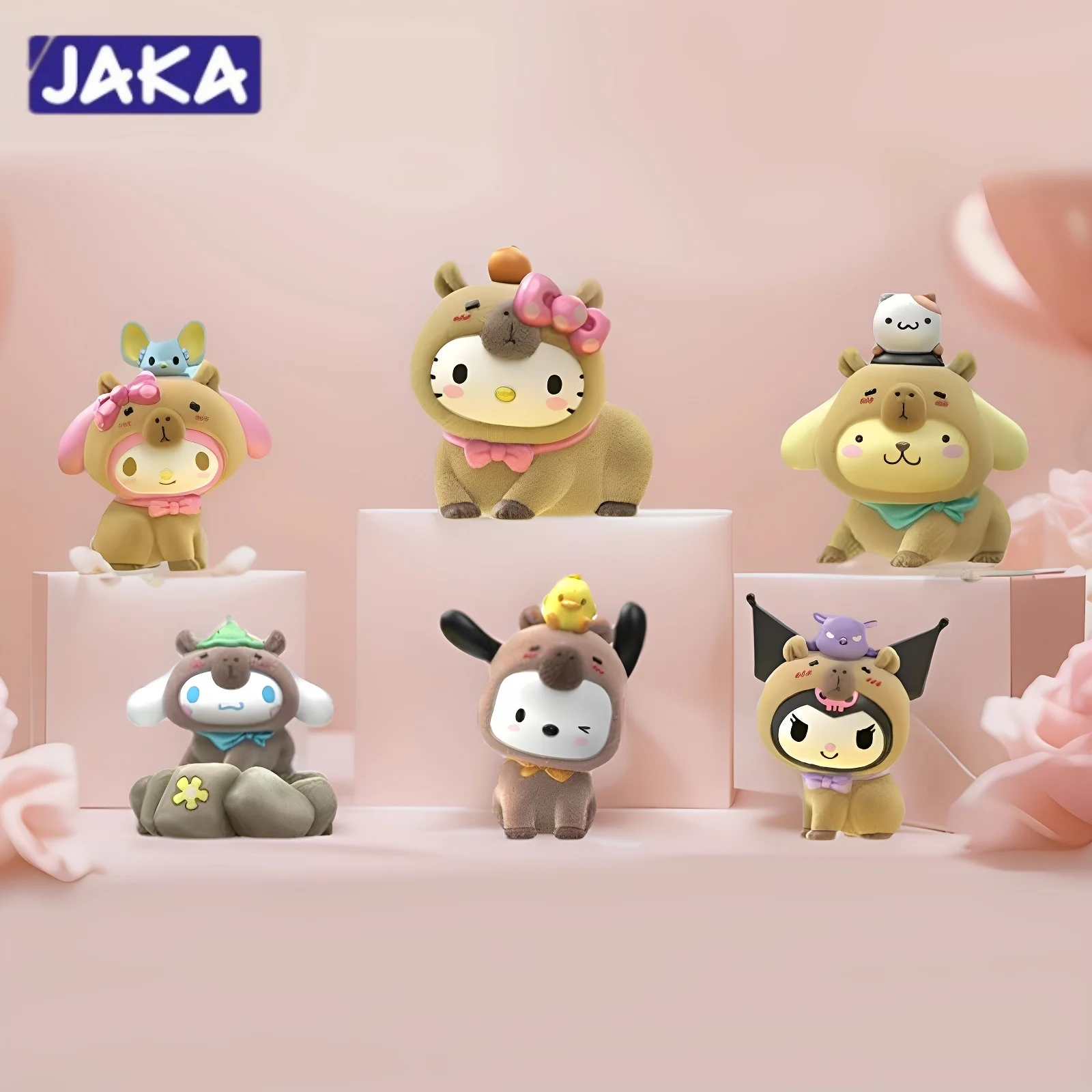 

Новая подлинная семейная буддийская серия дельфинов Jaka Sanlio, собранная ручная глухая коробка, милая модная игрушка, периферия, кукла, кавайный подарок