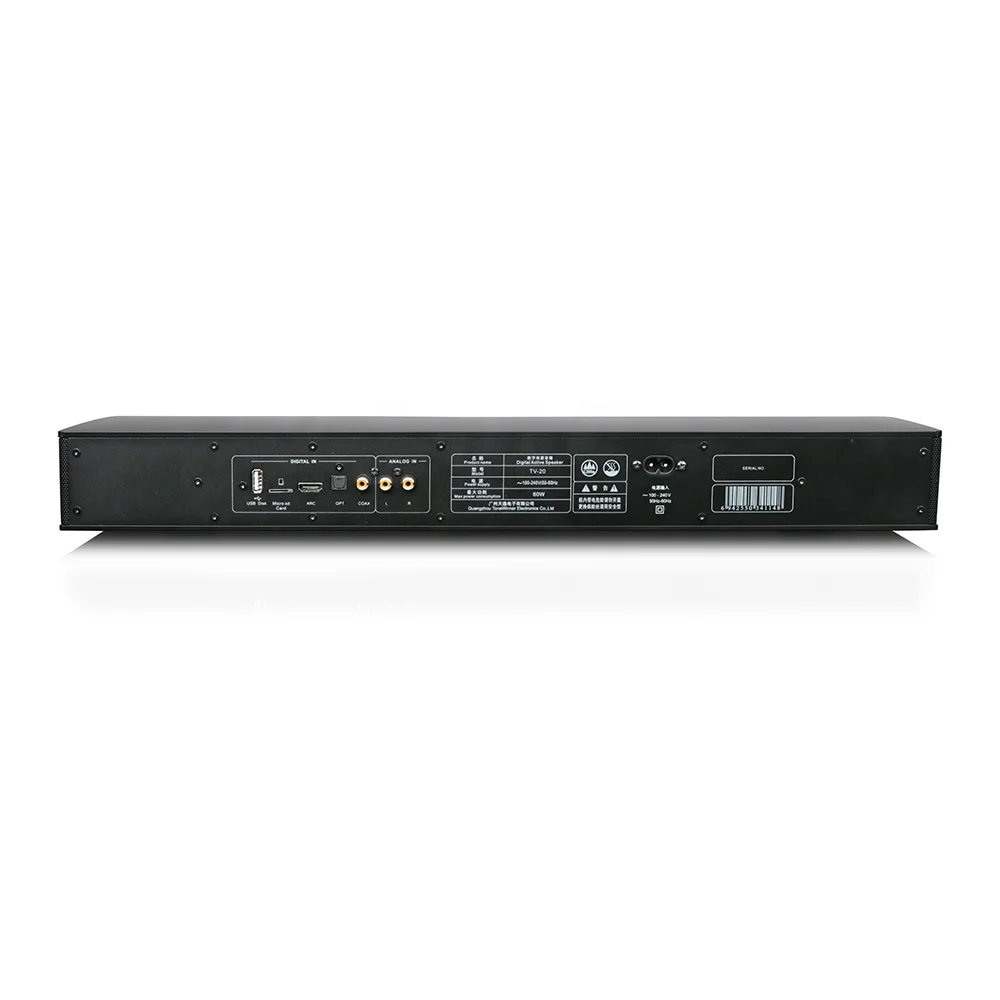 TV-20 B-t TV Soundbar Speaker Wireless System Sound Bar 2.1 With 128G U Disk TF Card HDMI Support WAV FLAC APE