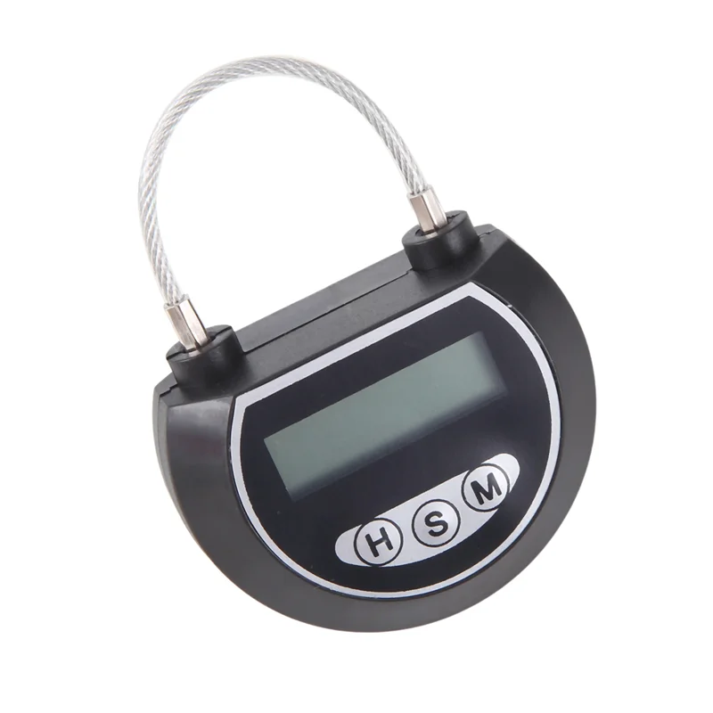 AIAI 3X Electronic Time Lock Timer Lock Container Multi Function Time Lock Bin For Toys Black