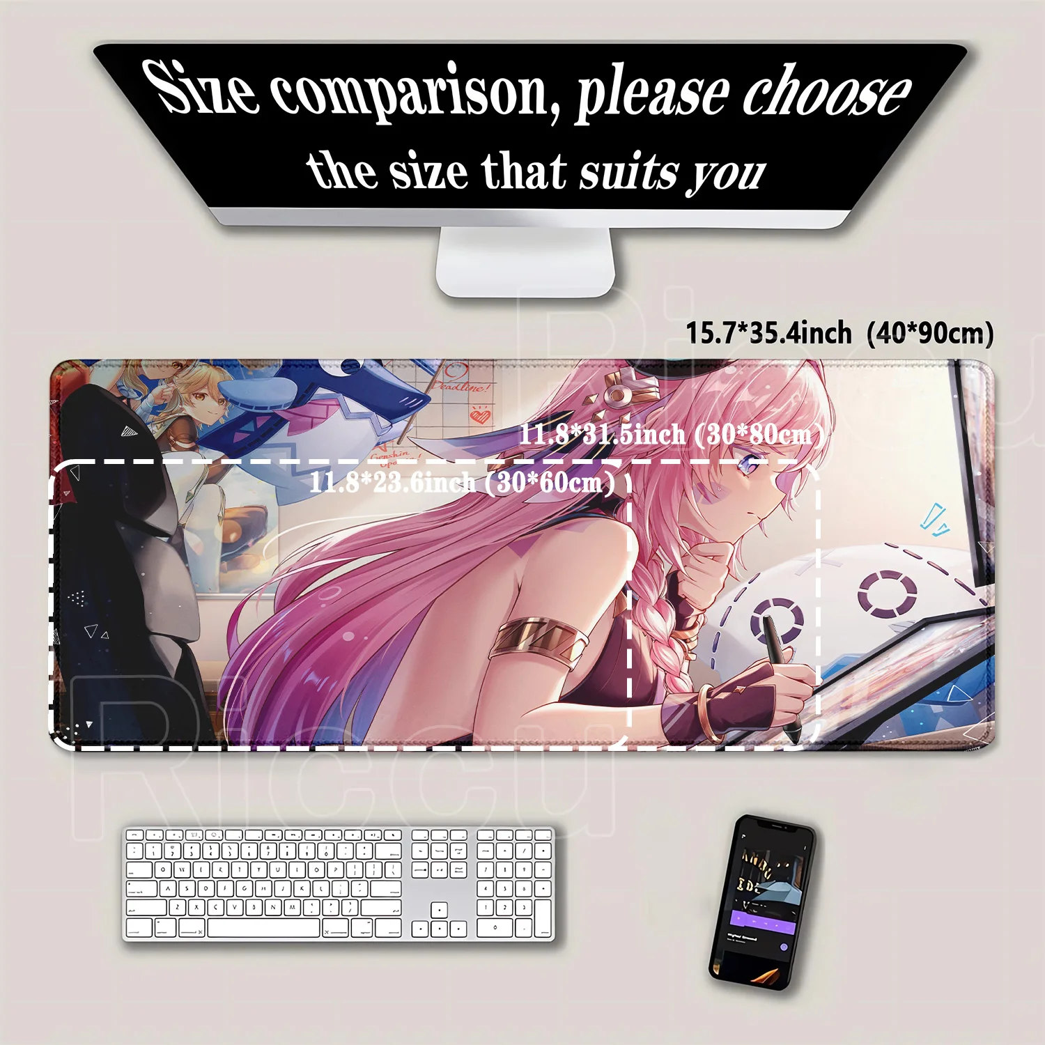 Büyük Citlali Genshin Impact O - Gaming Keyboard Typewriter incelemesi ve fiyatı