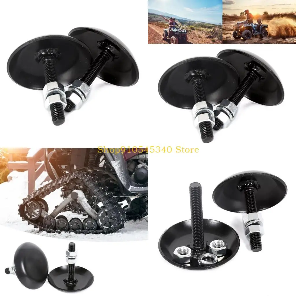 

U2JA, 2 шт., блестящие черные противоскользящие туфли с лезвиями снегоочистителя, подходящие для 2873423, обеспечивающие работу,