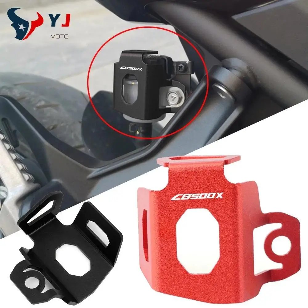 

Motorcycle Accessories Rear Oil Cup Cap Cover Guard For HONDA CB500X CB 500X 2019-2024 Rear Brake Pump Fluid Reservoir Protector