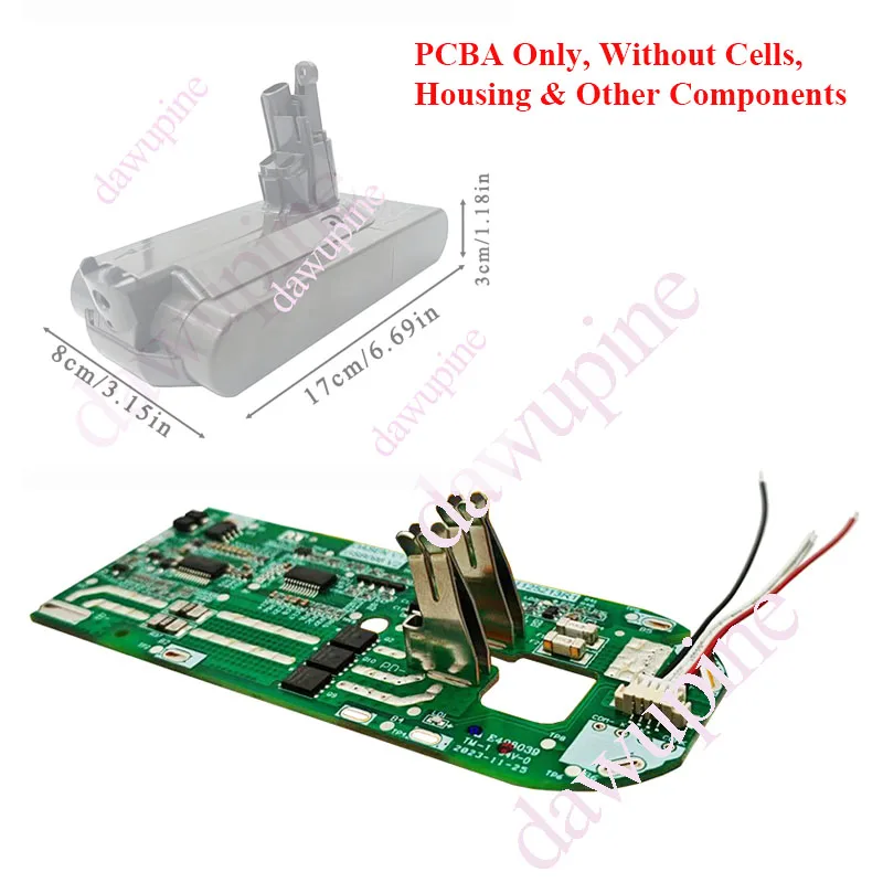 Vacuum Cleaner V11 Lithium Battery Case BSM Charging Protection Circuit Board PCBA For Dyson 25.2V SV14 Complete Absolute Fluffy