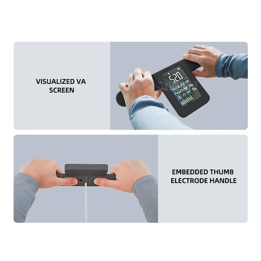 Color screen display eight electrode body fat scale intelligent electronic weight scale