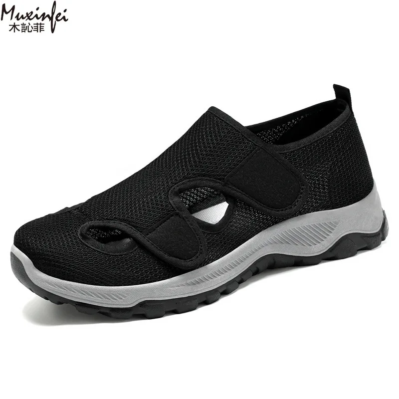 Women's Summer Shoes New Casual Hole Shoes with Adjustable Breathable and Comfortable Sandals for Women Cheap Shoes Clearance