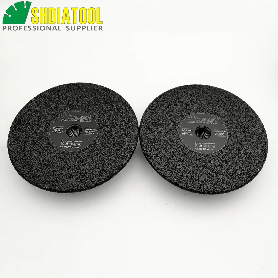 SHDIATOOL 1 PC 100/115/125 มม.เพชรแบนบดล้อ M14 # 30 Shaping ล้อหินแกรนิตหินอ่อนคอนกรีตก่ออิฐเซรามิค 4/4.5/5"