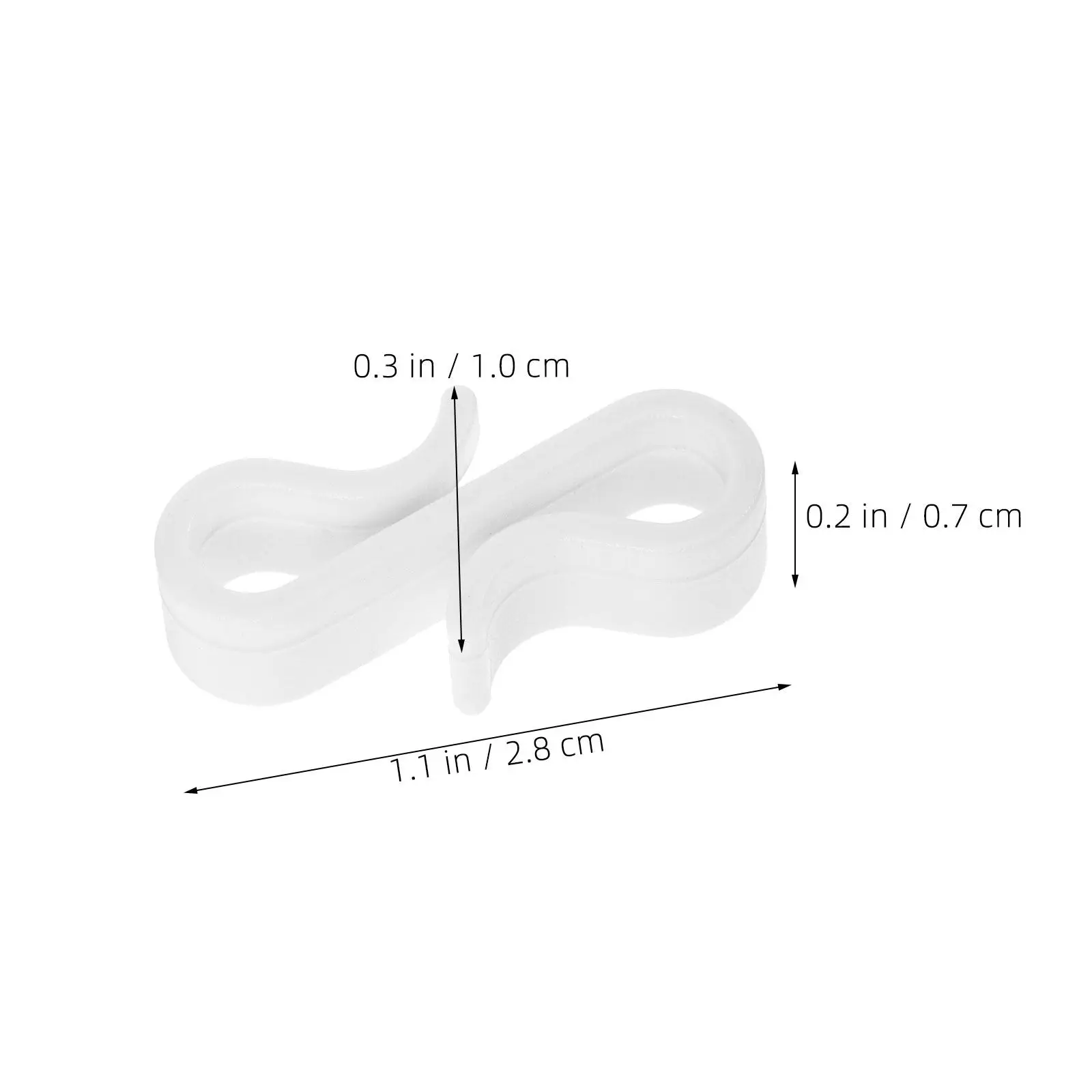 30Pcs Outdoor Gutter Light Clips Plastic Weather Resistant S Hook Design Easy Installation for Christmas Holiday Lights