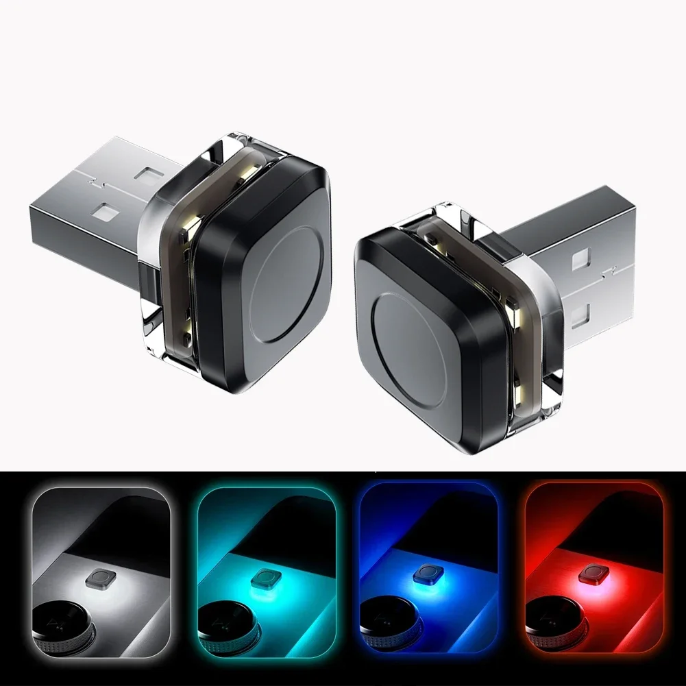 Mini USB LED Light, Car LED Interior Lighting DC 5V Smart USB LED Atmosphere Light, Laptop Keyboard Light Decoration night