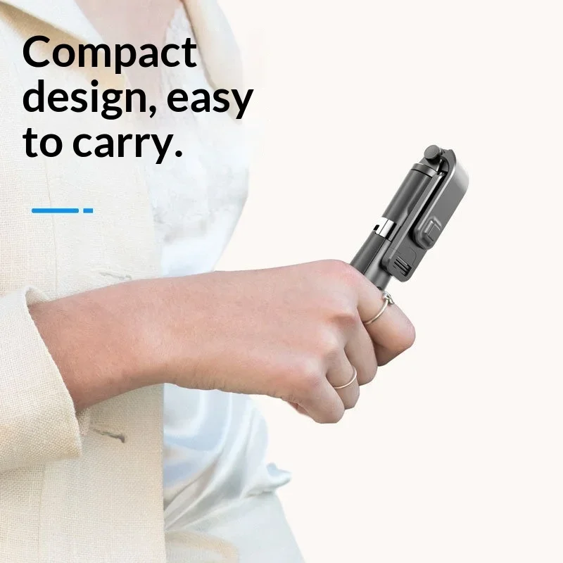 

Портативный штатив-селфи-стик L02 с функцией антивибрации и выдвижной ручкой, Bluetooth-держатель для телефона с камерой, для использования на открытом воздухе