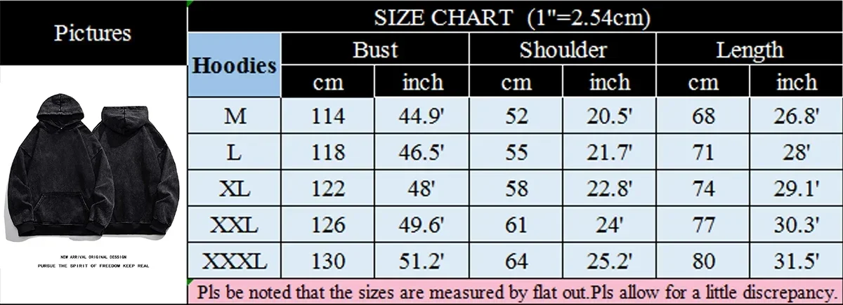 FEGKZLI 400gsm Cotton Acid Wash Hoodies Old School Vintage Streetwear Cotton Oversize Sweatshirts Autumn Hip Hop Style Man