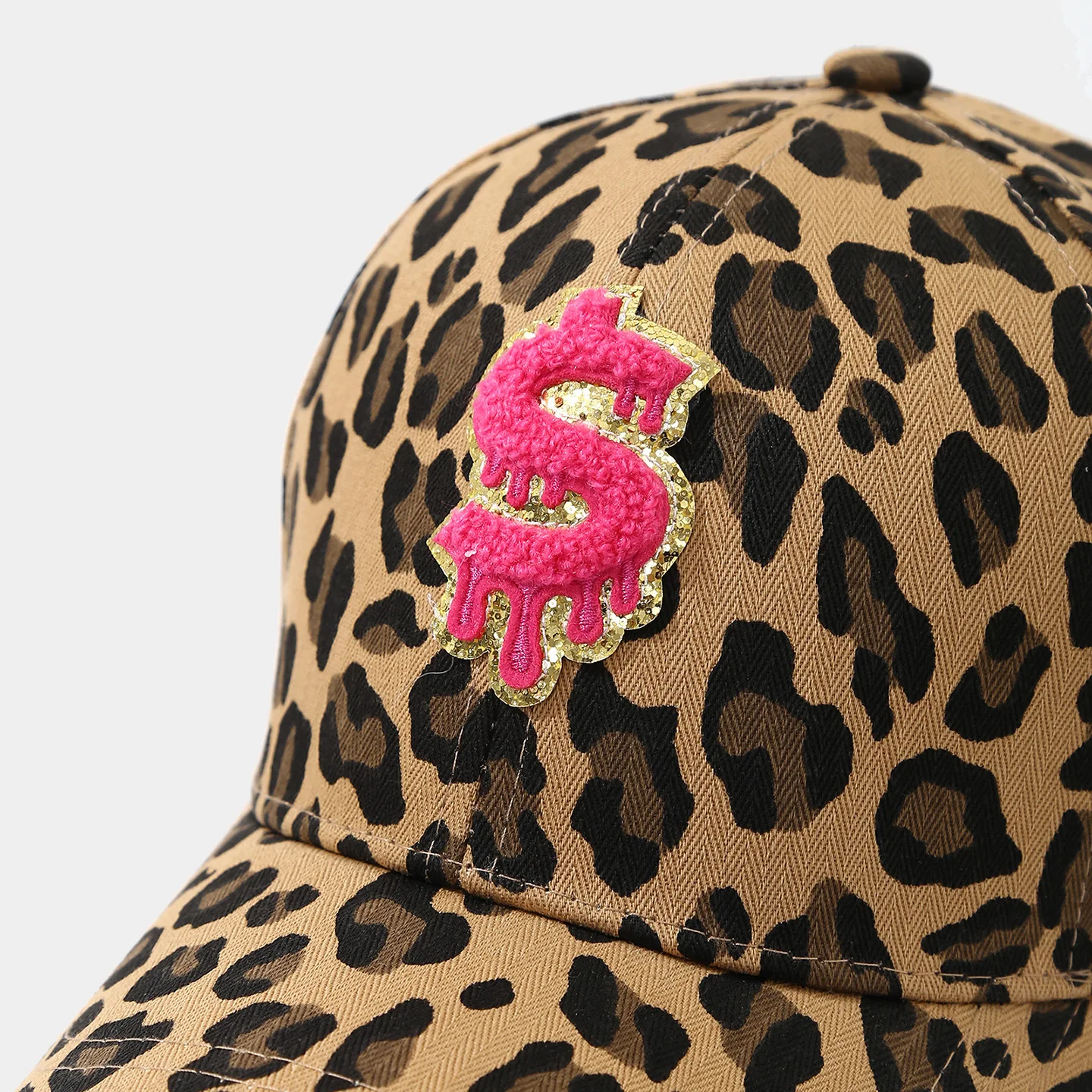 Retro Handtuch Paste Tuch Muster Leopard Print Baseball Kappe Für Frauen Herbst Neue Berühmte Mode Entenschnabel Kappe Einkaufen Hut – Detail 16
