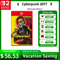 Nintendo Switch 2 Cyberpunk 2077 Ultimate Edition Games Deals 100% Official Physical Game Card Action Genre Game for Switch 2