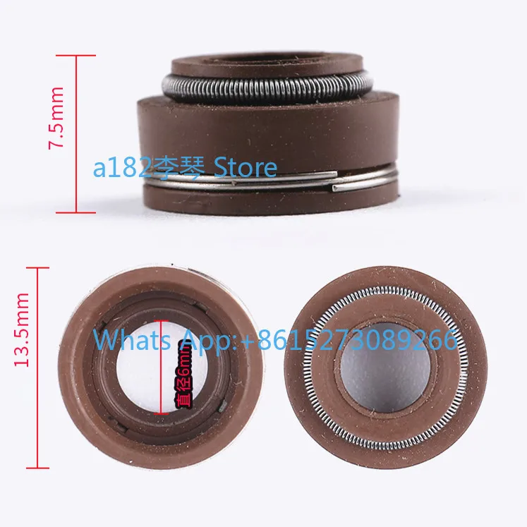1PCS Valve Stem Oil Seal Stuff Box For  GX390 GX340 GX270 GX240 11HP 13HP 8HP 9HP 188/190/192F Generator Lawn Mower Engine
