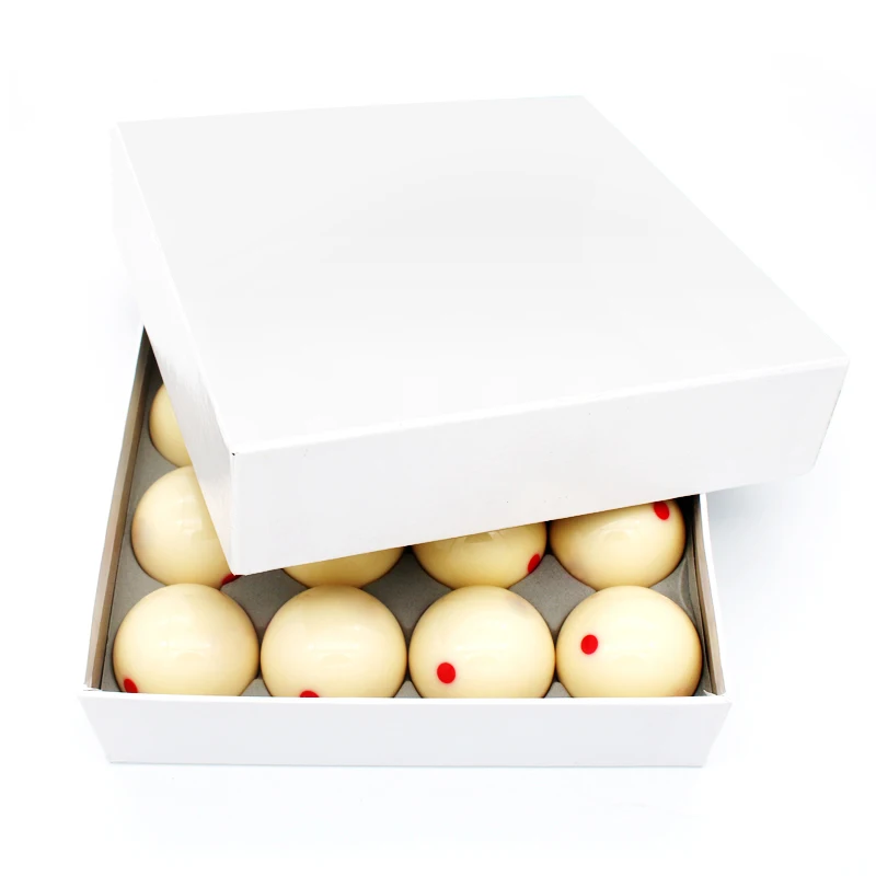 

High Quality 57.2mm Billiard Cue Ball with 1 Red Dot 16pcs/box Cue Ball for Sale