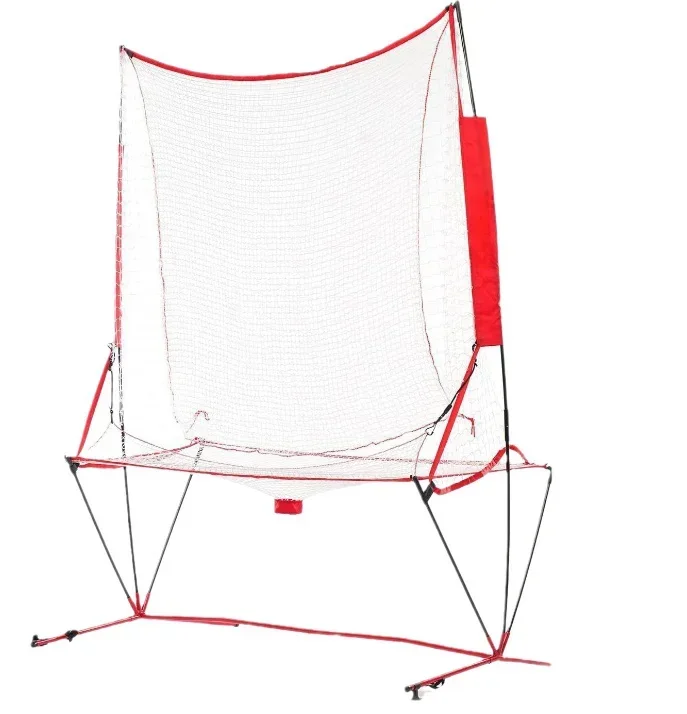 2026 Factory Direct Custom Logo Tennis Training Net Portable Single Player Polyester and Steel Material for Sports Practice