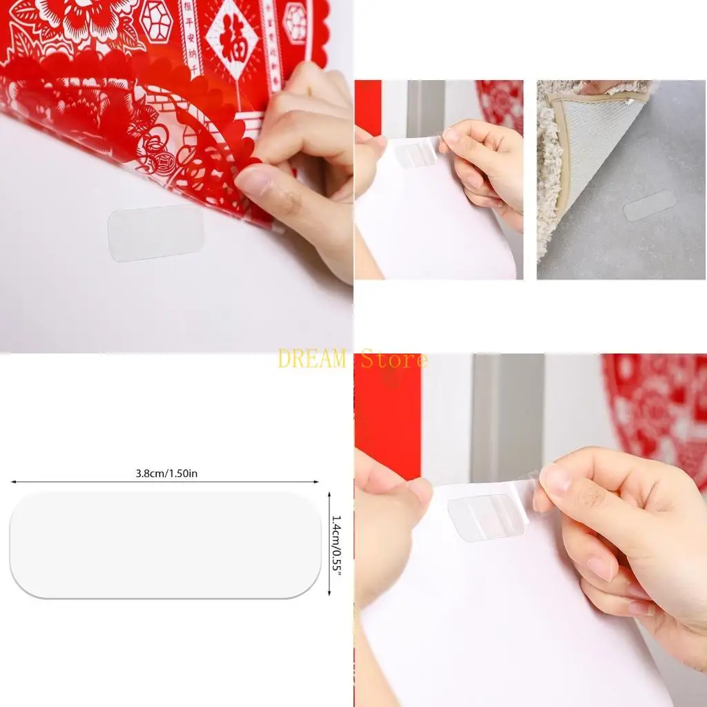 

Transparent Double Sided Sticker Pads Waterproof for DIY Art Craft 60X best sale