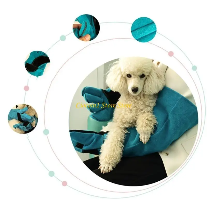 A3PC 45cm/60cm Animal Handling Gloves Dog Training Gloves Bites Proof Multifunction Glove for Rose Pruning Gardening Gloves