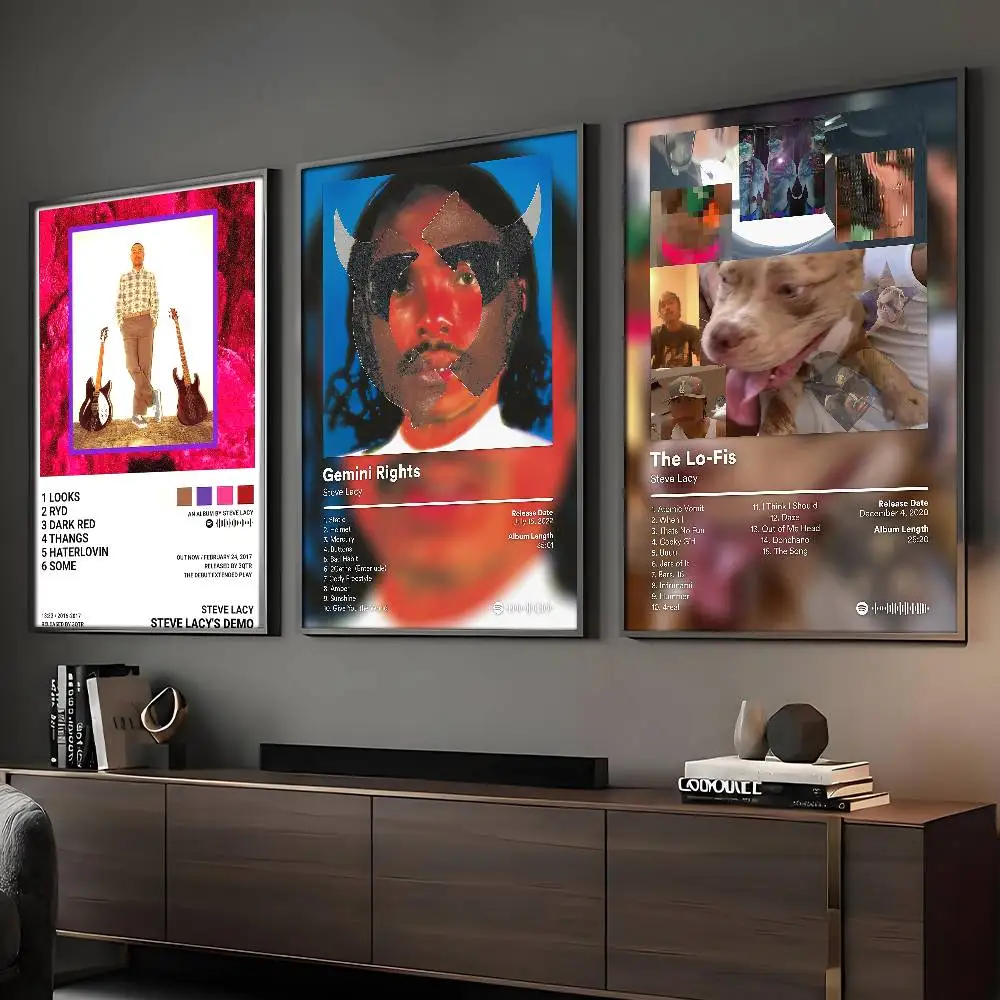 Singer Steve Lacy Poster HD Art Sticky Wall Waterproof Home Living Room Bar Decoration