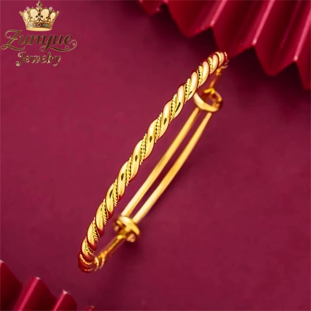 

High-End Sand Gold Mobius Bracelet Luxury Quality Jewelry Best Selling Fashion Jewelry Exquisite Elegant Charms Popular Gift