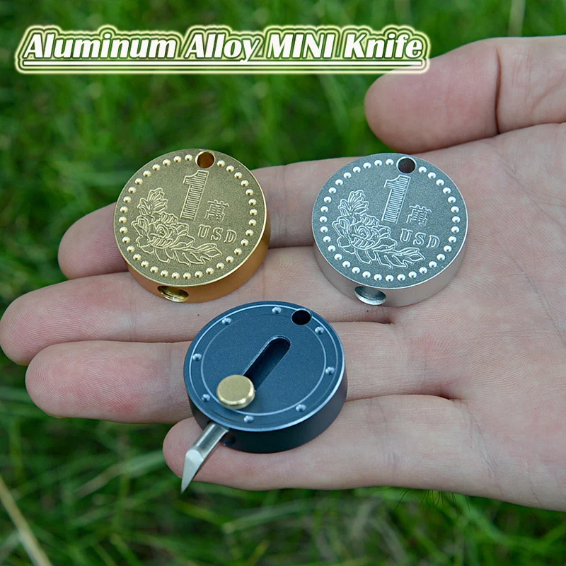 Мини-нож из алюминиевого сплава, 3 см
