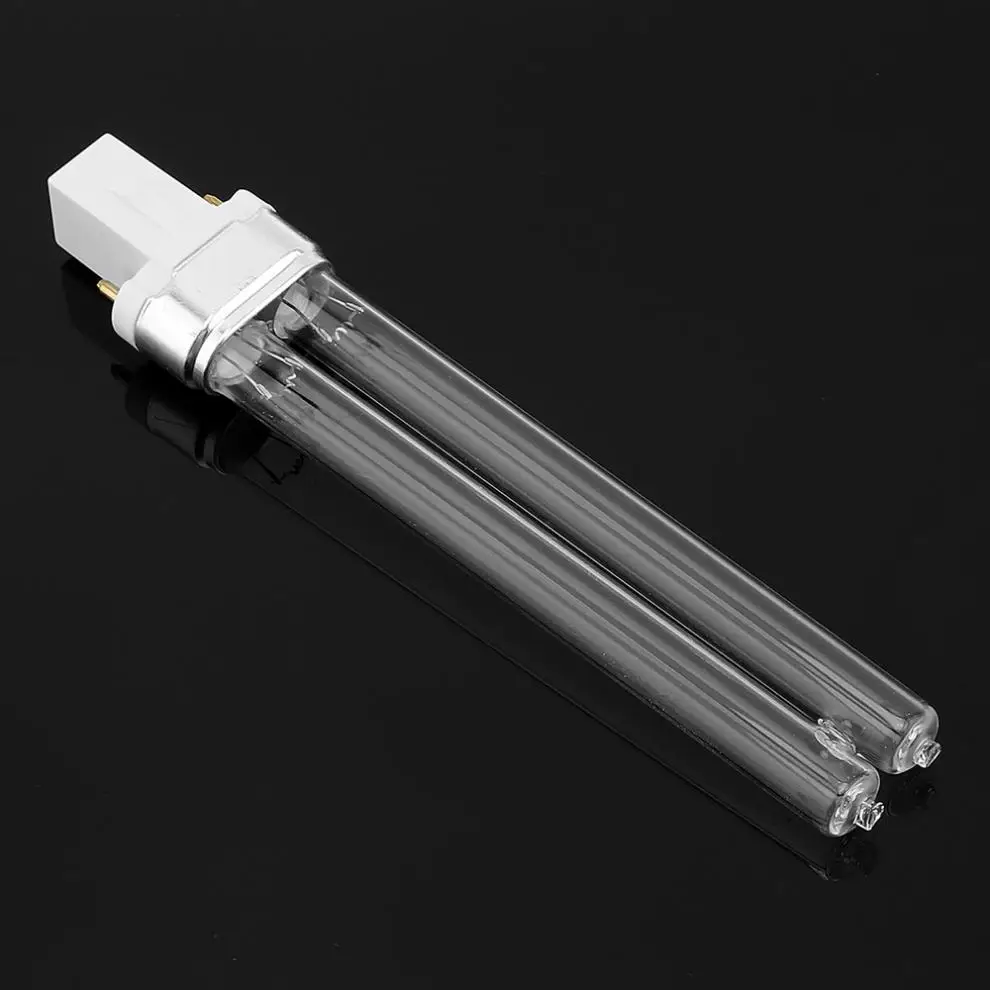 Lampe UV G23 5W/7W/9W/11W/13W, 253.7nm, 254nm, Purification de l'eau et de l'air, Tube UV en forme de H pour maisons/bureaux
