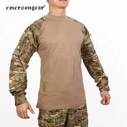 Emersongear camiseta táctica combate manga larga Airsoft camuflaje