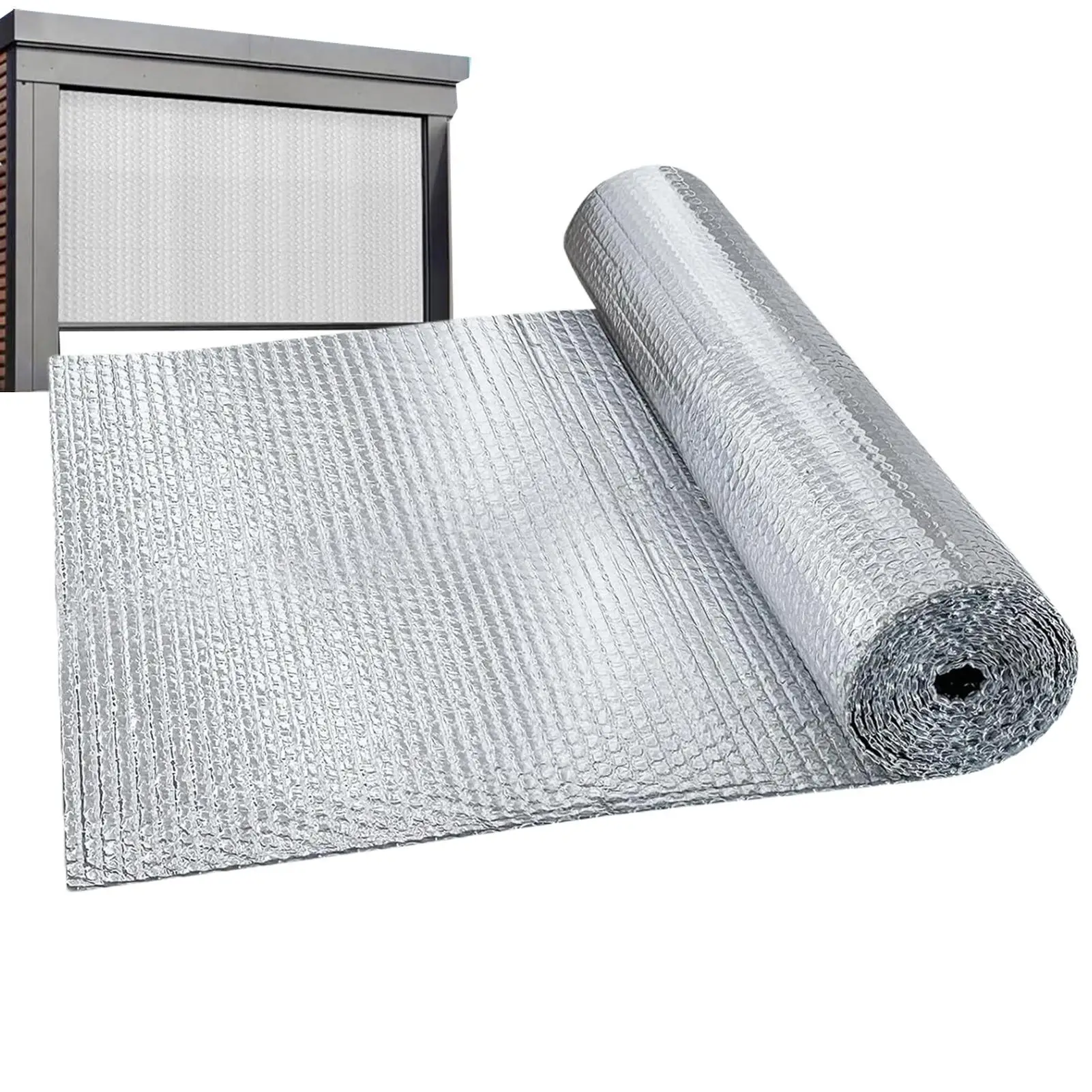 

Window Heat Blocker Waterproof Thermal Bubble Insulating Sheet Double Reflective Insulation Roll For RV Roof Garage Door Truck