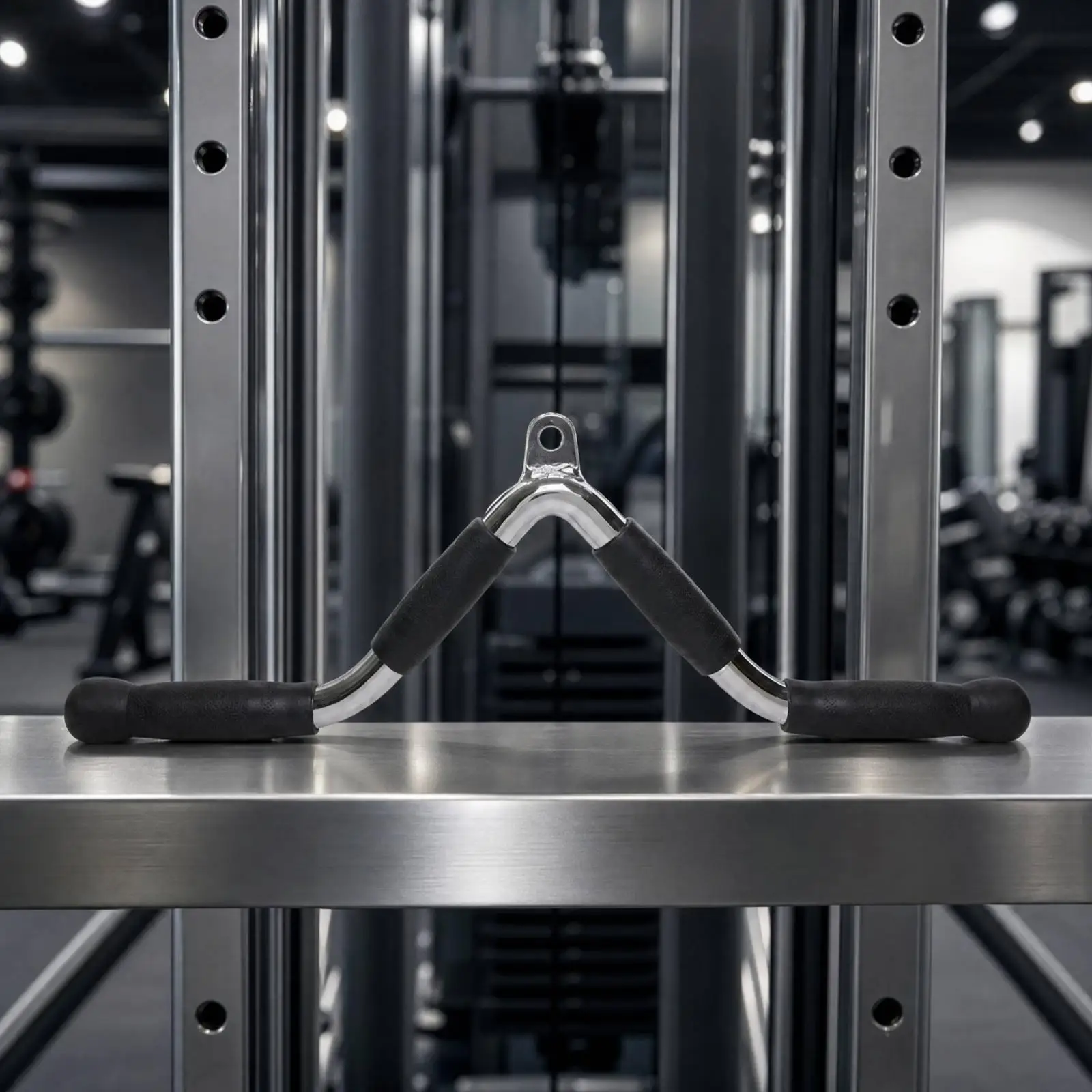 Multifunctional V Handle Pulley Grip for Cable Machine Back Workout Fitness Pull Down Bar