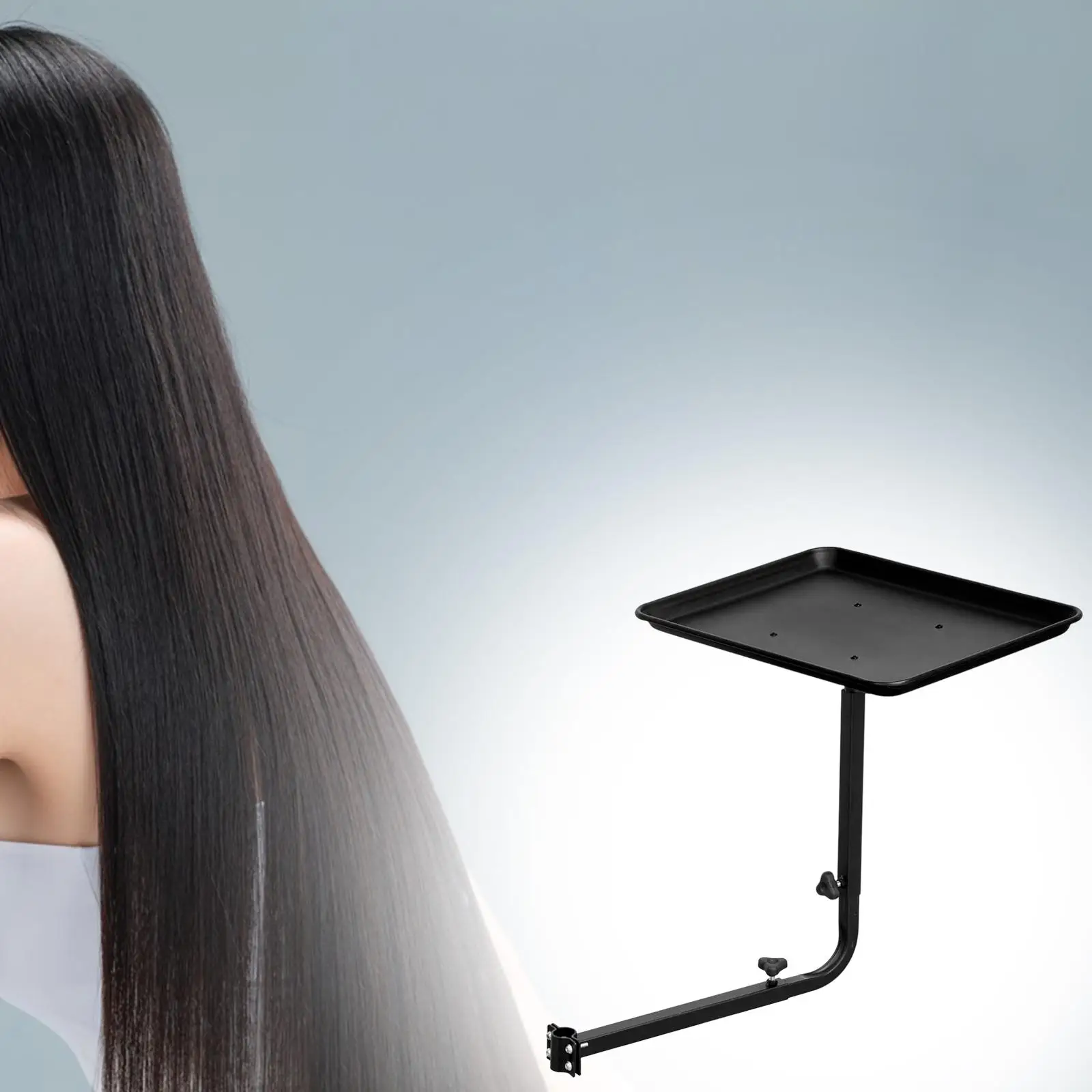 Hairstylist Tray,Salon Tray, Attached to Chair Accessory Lightweight Convenient Barber Chair Tray Hair Tray for Barber Chairs