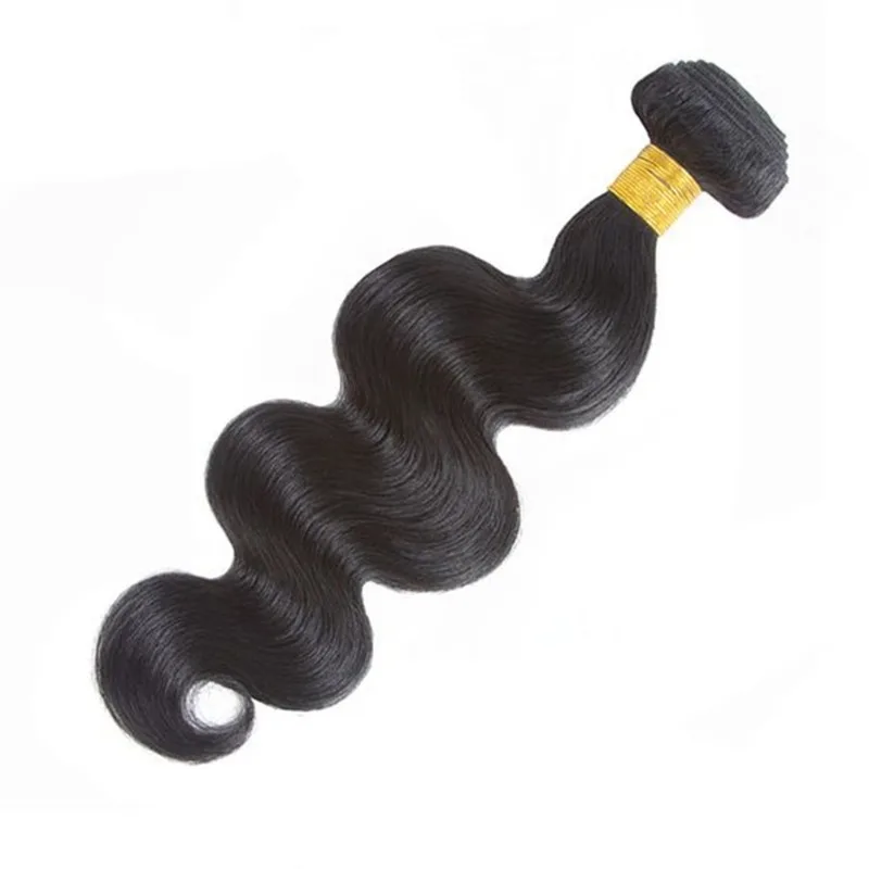 12A 등급 바디 웨이브 인모 헤어 번들 100g/개 더블 웨프트 헤어 익스텐션 내추럴 컬러 풀 엔드 브라질리언 버진 헤어