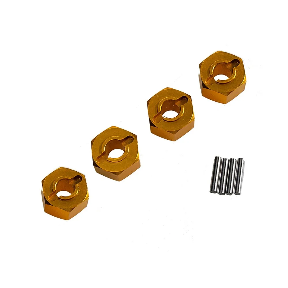 MJX 하이퍼 고 1/14 1/16 14210 14303 16207 16208 메탈 12mm 어댑터 육각 커넥터 RC 자동차 휠 헥스 핀