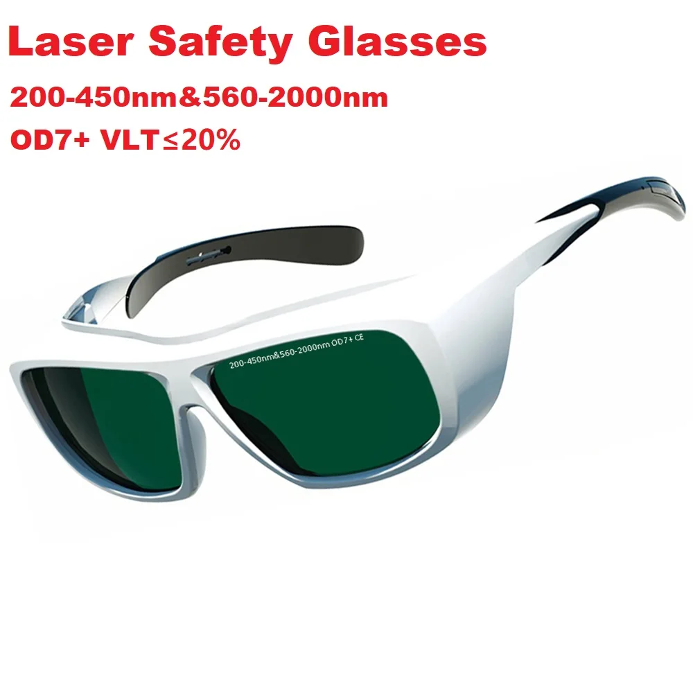 OD7+ Laser Safety Glasses Goggles IPL Laser Hair Removal Treatment Cosmetology Operator Lab Work Industrials Eye Protection